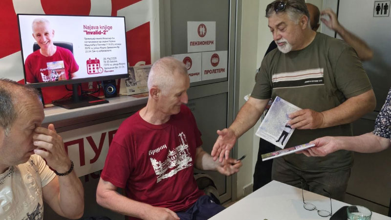 Second Book of Our Association President Goran Mikulić, Invalid-2, Promoted